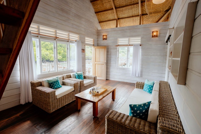 Signature Overwater Villa - Living Area