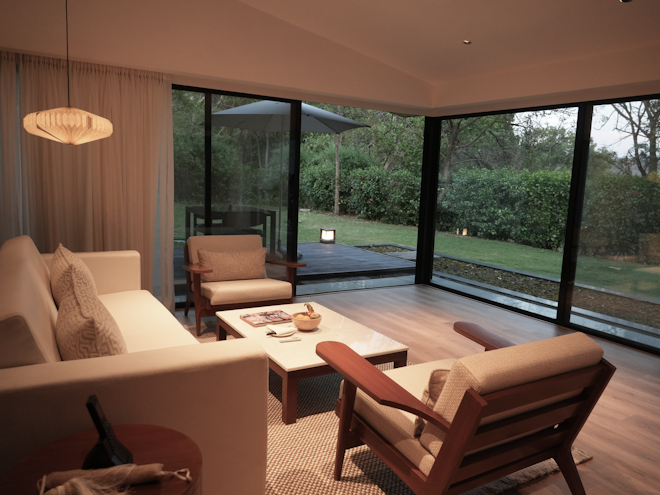 One Bedroom Dharana Pool Villa - Living Area