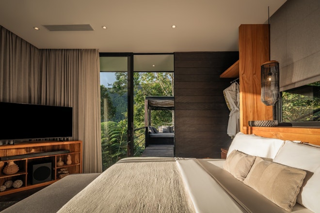 Studio Cabin with Cabana - Bedroom
