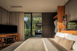 Studio Cabin with Cabana - Bedroom