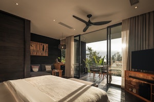 Studio Cabin with Cabana - Bedroom
