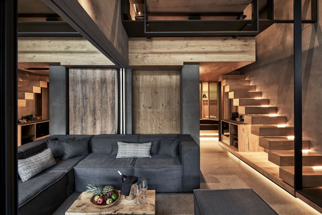 Signature Suite with Two Pools - Living Area