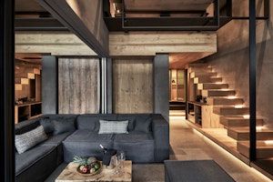 Signature Suite with Two Pools - Living Area
