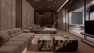 The Penthouse - Living Area