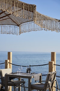 Dining at the Edge of the Aegean