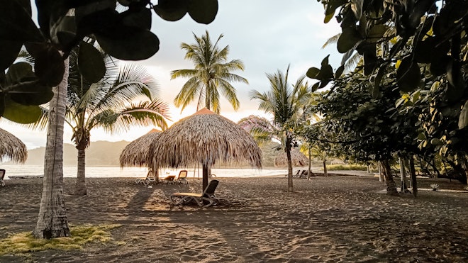 Beachfront Palapas
