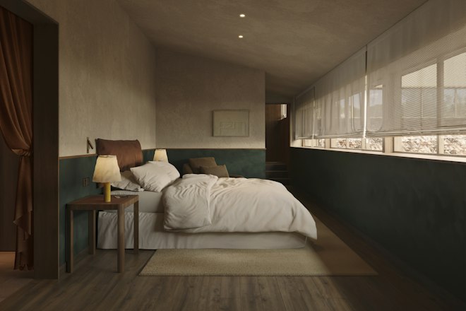 Cloister Attic Suite - Bedroom