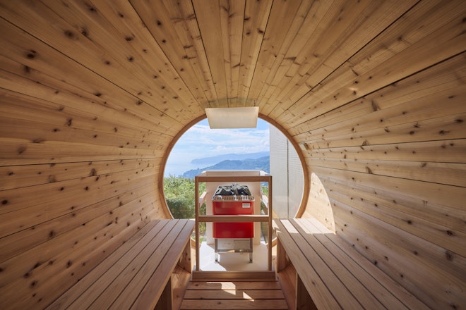 Private Barrel Sauna