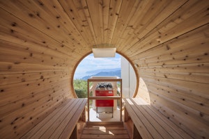 Private Barrel Sauna