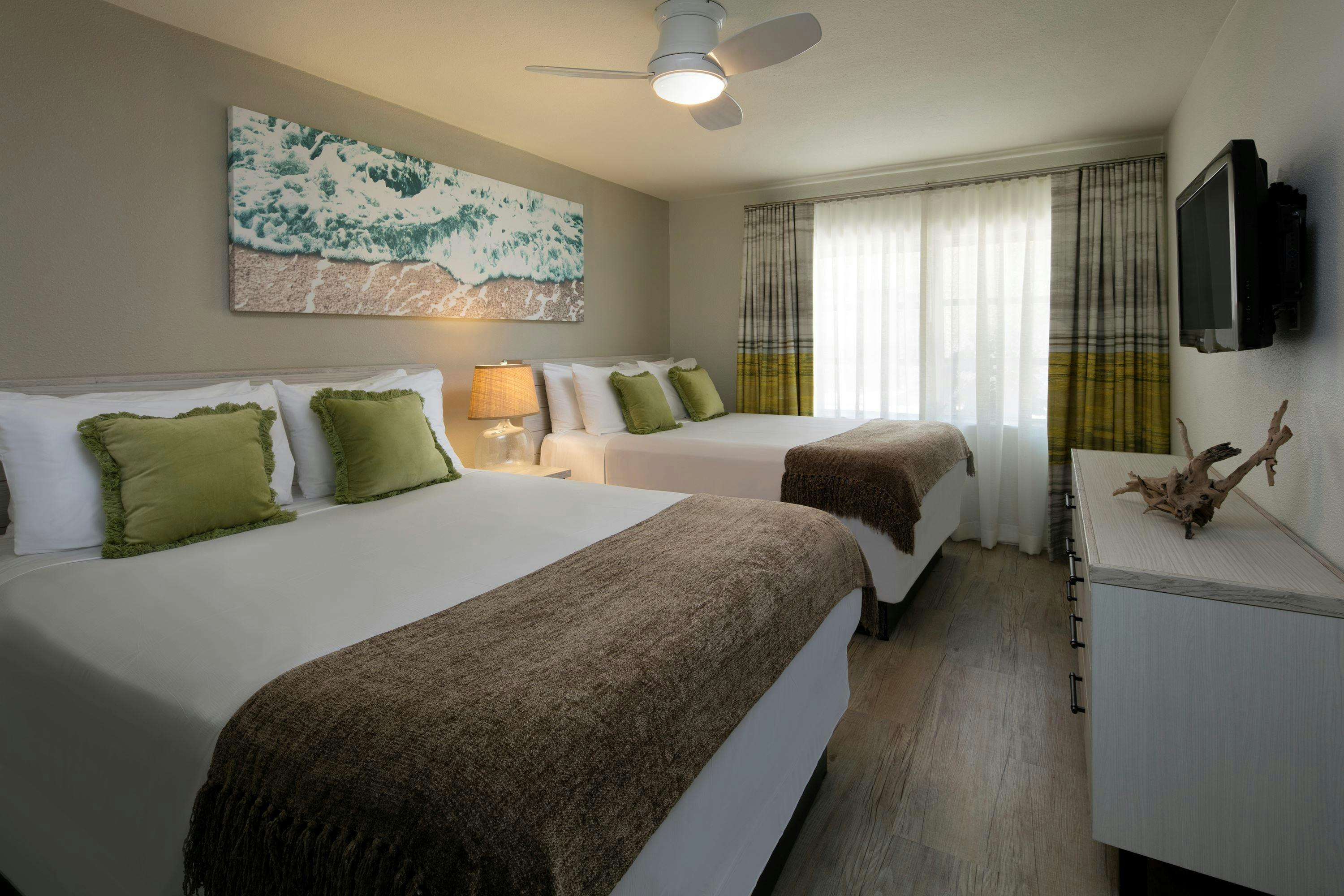 One Bedroom Suite Pool View with Two Queen