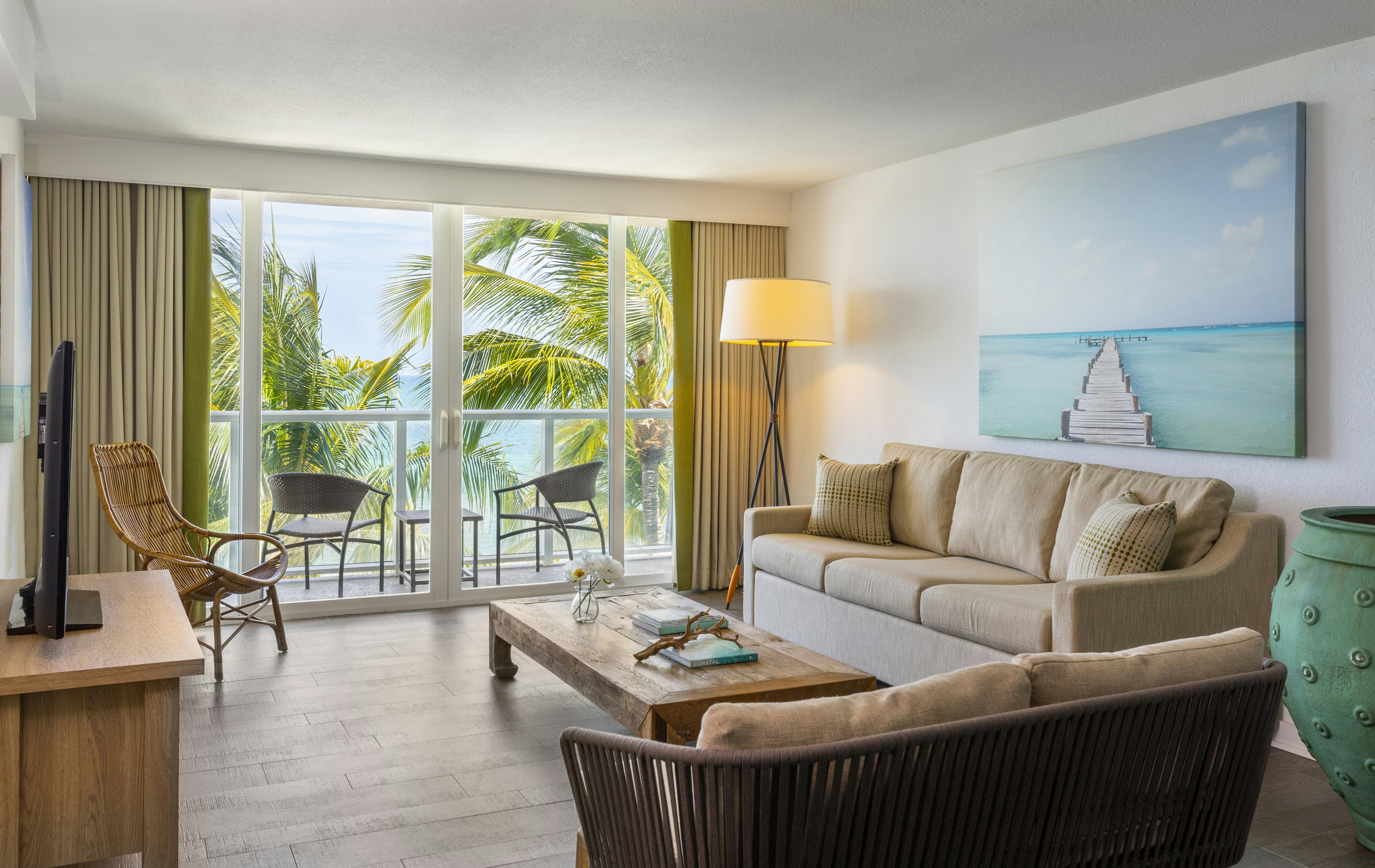 One Bedroom Oceanfront Suite Two Queens