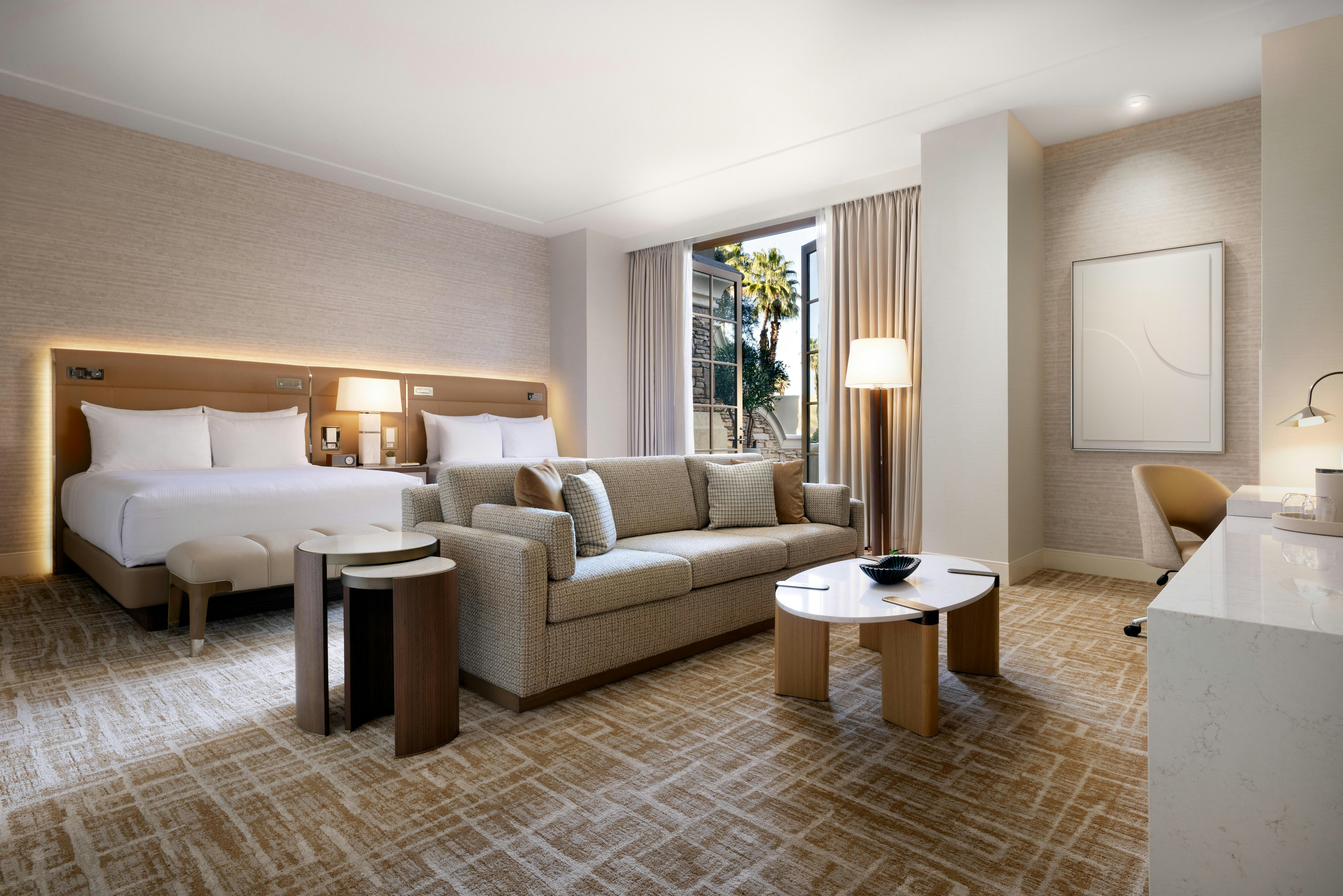 Executive Two Queen Suite with Patio - NEWLY REMODELED