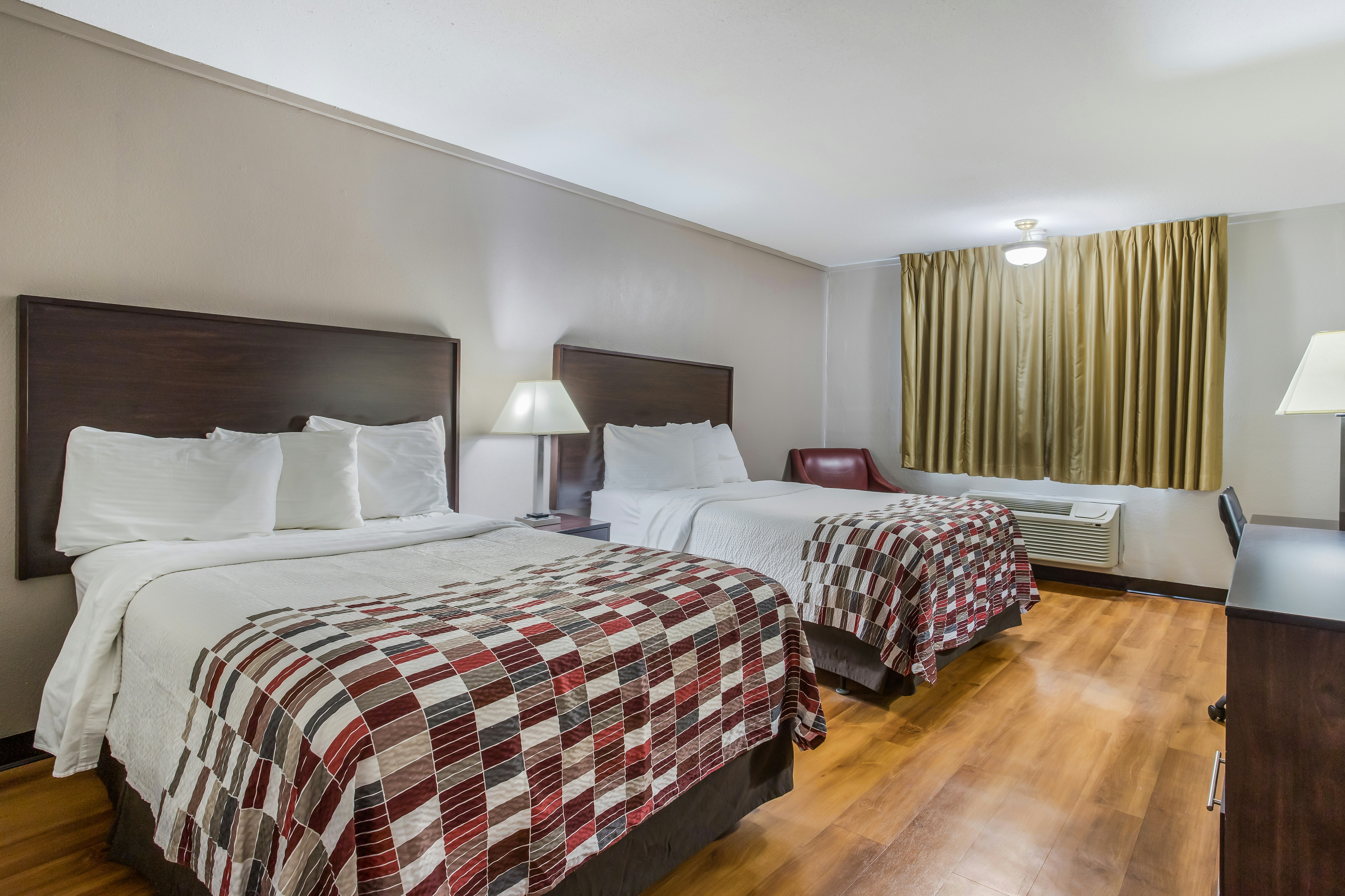Superior 2 Full Beds Interior Corridor Non-Smoking